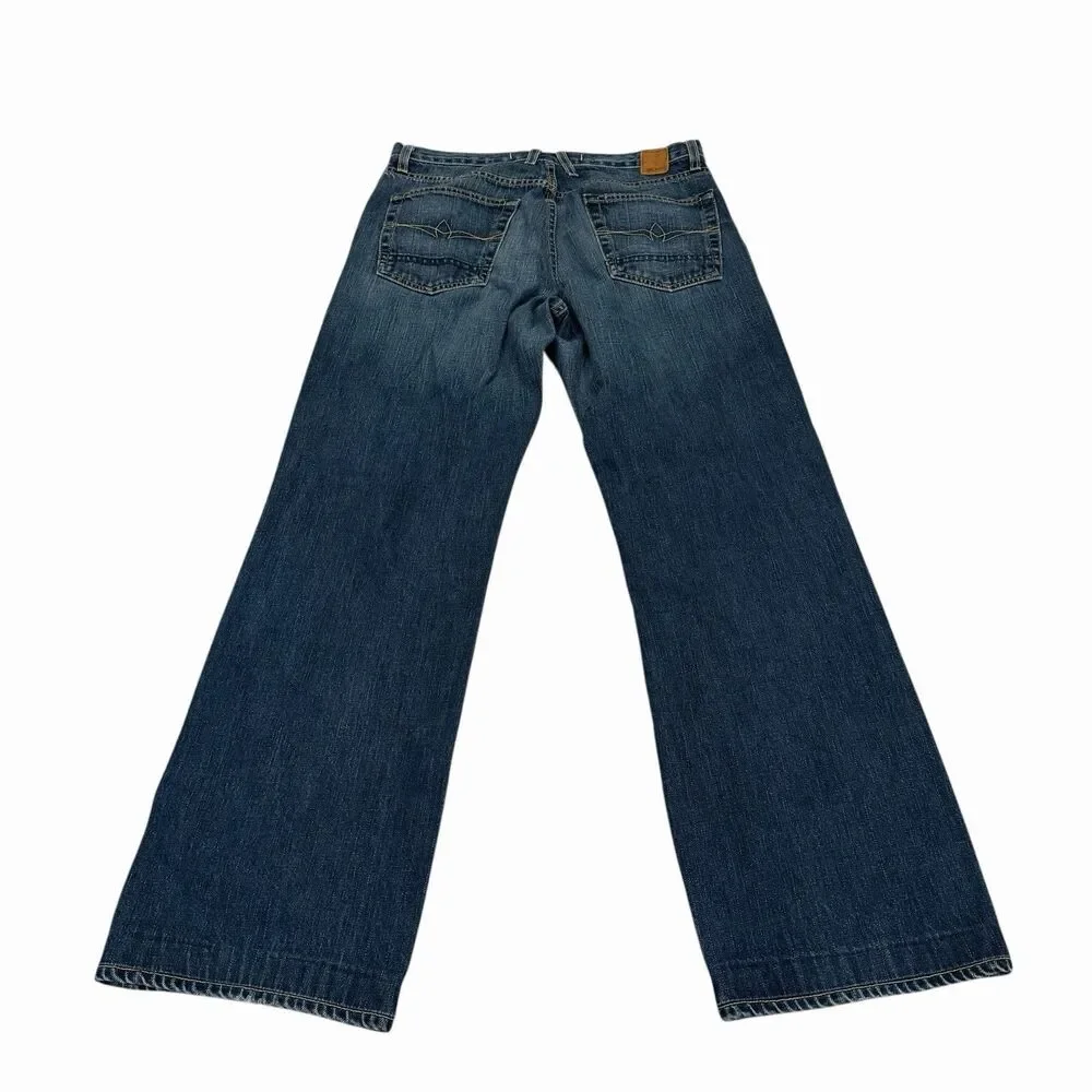 Jake Agave Denimsmith Jeans Waterman Men's 32 Blue Relaxed Mid Rise Straight USA